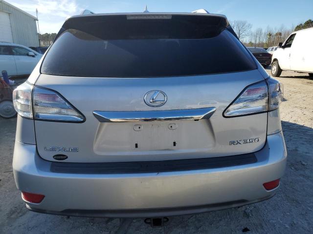 2T2BK1BA4AC059781 - 2010 LEXUS RX 350 SILVER photo 6