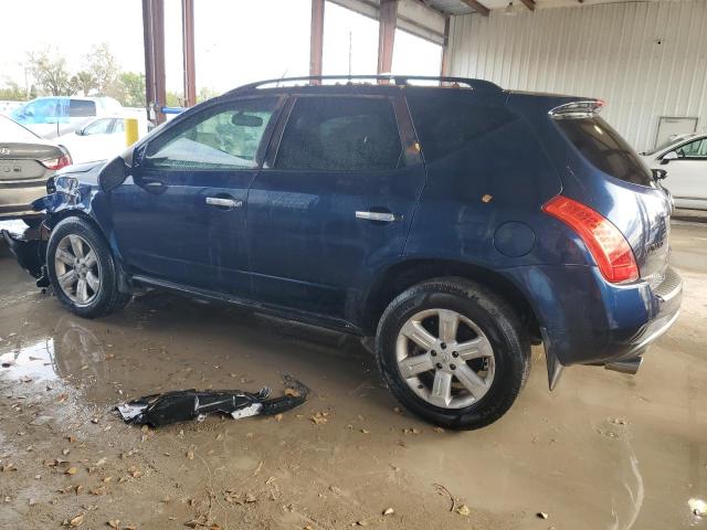 JN8AZ08T76W415559 - 2006 NISSAN MURANO SL BLUE photo 2