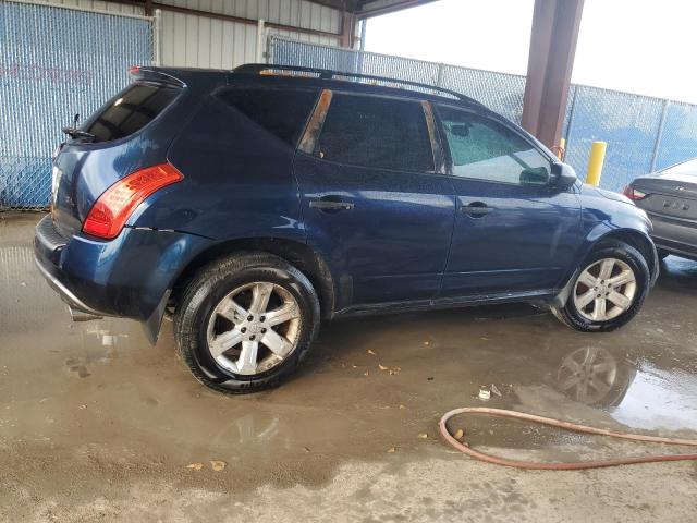 JN8AZ08T76W415559 - 2006 NISSAN MURANO SL BLUE photo 3