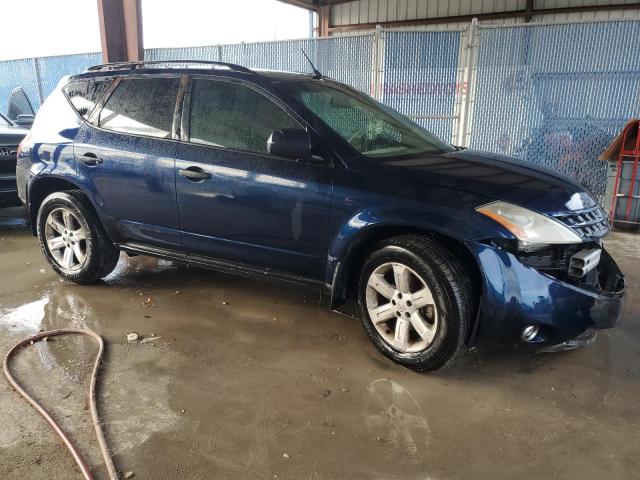 JN8AZ08T76W415559 - 2006 NISSAN MURANO SL BLUE photo 4