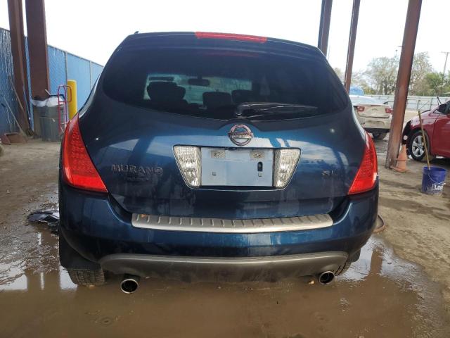 JN8AZ08T76W415559 - 2006 NISSAN MURANO SL BLUE photo 6