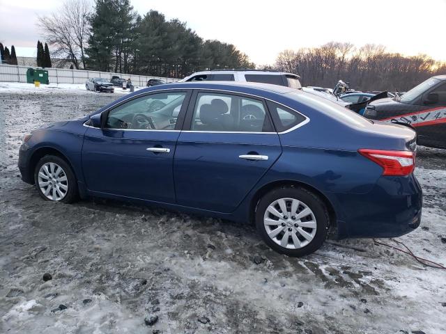 3N1AB7AP8HY409628 - 2017 NISSAN SENTRA S BLUE photo 2