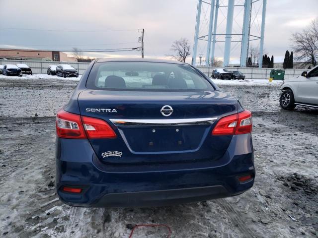 3N1AB7AP8HY409628 - 2017 NISSAN SENTRA S BLUE photo 6