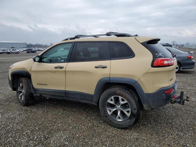 1C4PJMBS1GW167606 - 2016 JEEP CHEROKEE TRAILHAWK 棕色 照片 2