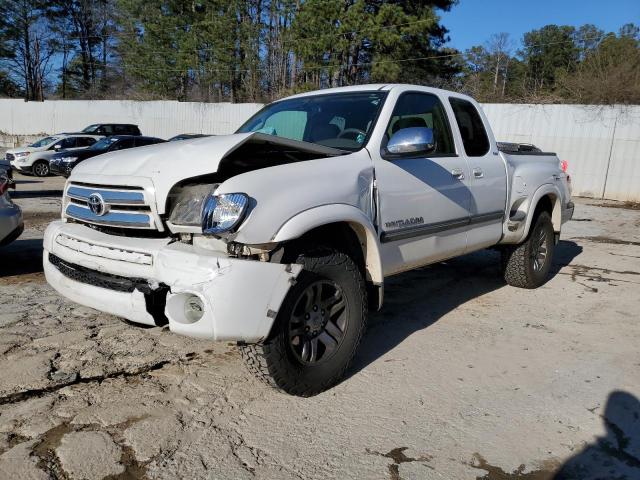 5TBRT34164S447477 - 2004 TOYOTA TUNDRA ACCESS CAB SR5 WHITE photo 1