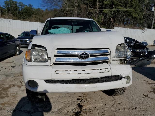 5TBRT34164S447477 - 2004 TOYOTA TUNDRA ACCESS CAB SR5 WHITE photo 5