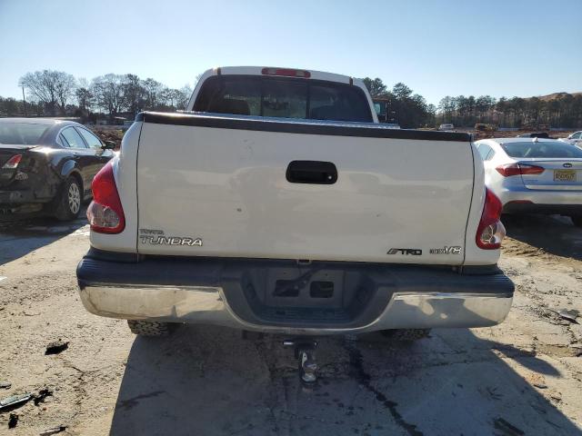 5TBRT34164S447477 - 2004 TOYOTA TUNDRA ACCESS CAB SR5 WHITE photo 6