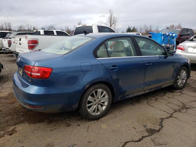 3VWLA7AJ7FM421176 - 2015 VOLKSWAGEN JETTA TDI BLUE photo 3