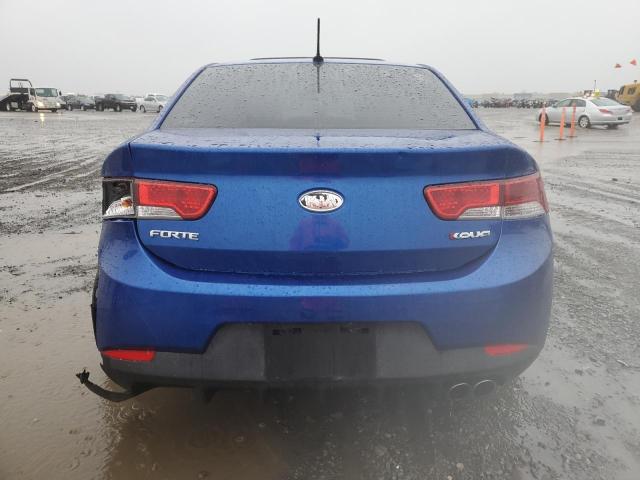 KNAFW6A38A5140156 - 2010 KIA FORTE SX BLUE photo 6