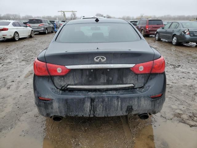 JN1BV7AR6EM692588 - 2014 INFINITI Q50 BASE BLACK photo 6