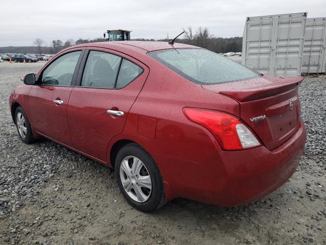 3N1CN7AP2DL854437 - 2013 NISSAN VERSA S RED photo 2