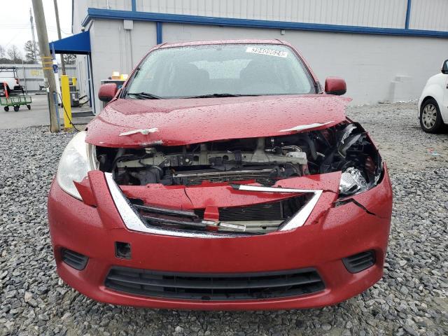 3N1CN7AP2DL854437 - 2013 NISSAN VERSA S RED photo 5