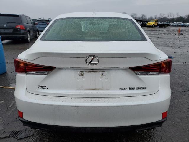 JTHC81D28J5027988 - 2018 LEXUS IS 300 WHITE photo 6