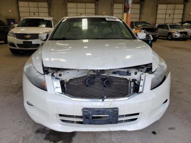 1HGCP36859A011186 - 2009 HONDA ACCORD EXL WHITE photo 5