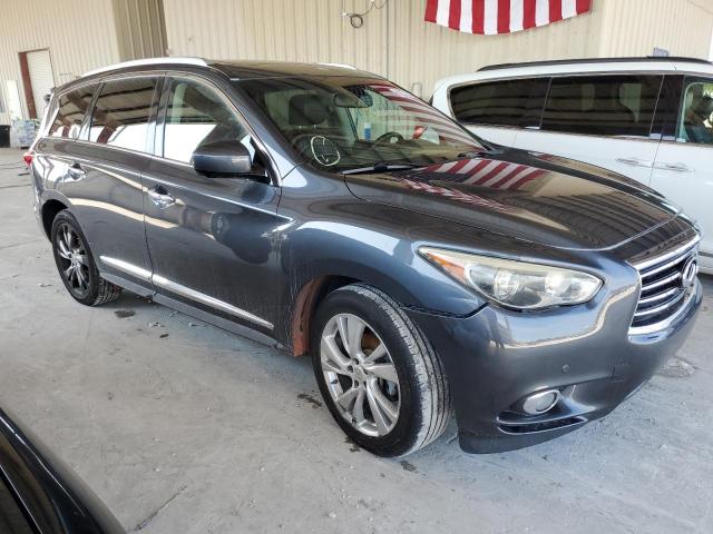 5N1AL0MMXDC301402 - 2013 INFINITI JX35 GRAY photo 4