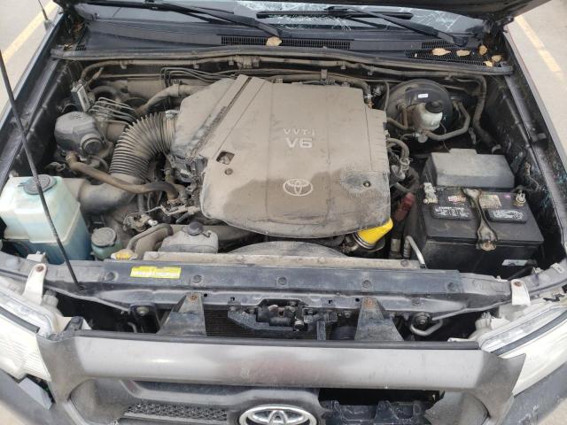 5TFLU4EN4CX026514 - 2012 TOYOTA TACOMA DOUBLE CAB ნაცრისფერი ფოტო 11