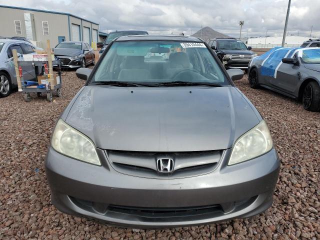 2HGES26785H546873 - 2005 HONDA CIVIC EX SILVER photo 5