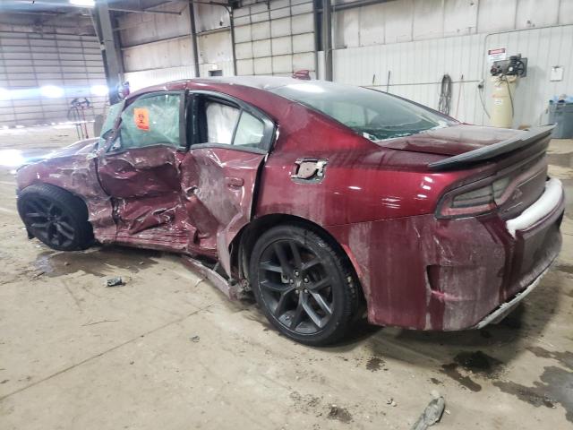 2C3CDXHG2NH141235 - 2022 DODGE CHARGER GT MAROON photo 2