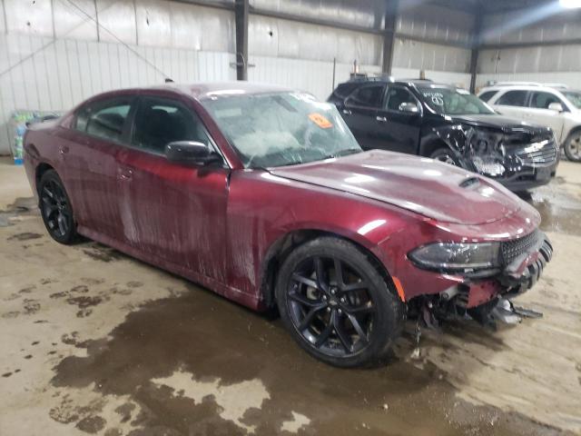 2C3CDXHG2NH141235 - 2022 DODGE CHARGER GT MAROON photo 4