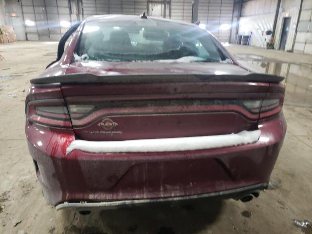 2C3CDXHG2NH141235 - 2022 DODGE CHARGER GT MAROON photo 6
