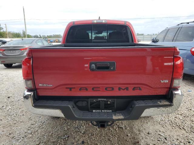 5TFAZ5CN7JX056136 - 2018 TOYOTA TACOMA DOUBLE CAB RED photo 6