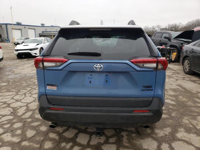 2T3S1RFV3NW305038 - 2022 TOYOTA RAV4 TRD OFF ROAD BLUE photo 6