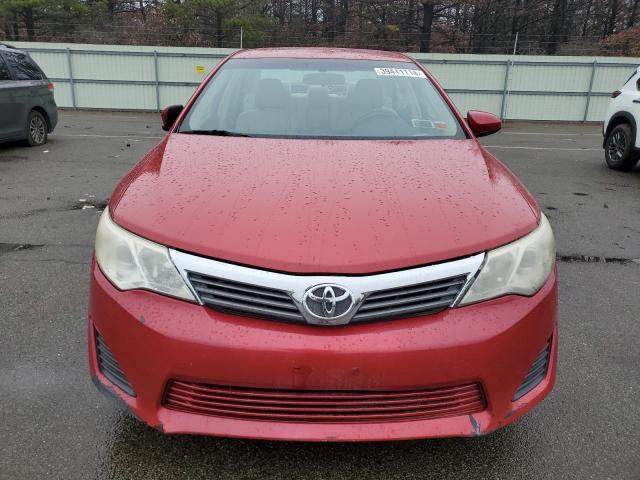 4T1BF1FK6CU518550 - 2012 TOYOTA CAMRY BASE RED photo 5