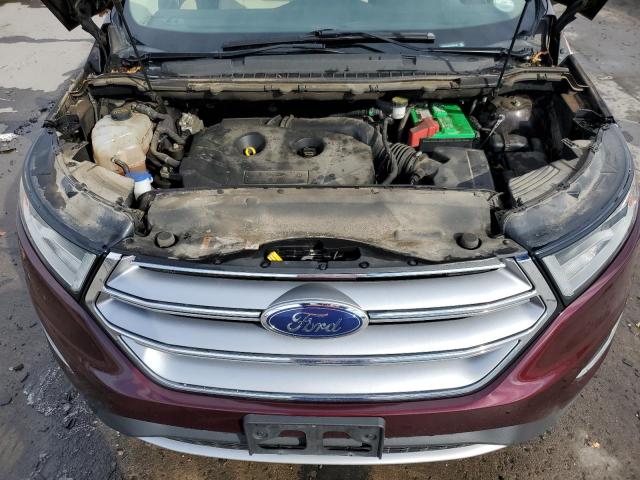 2FMPK4J98JBB95127 - 2018 FORD EDGE SEL MAROON photo 11