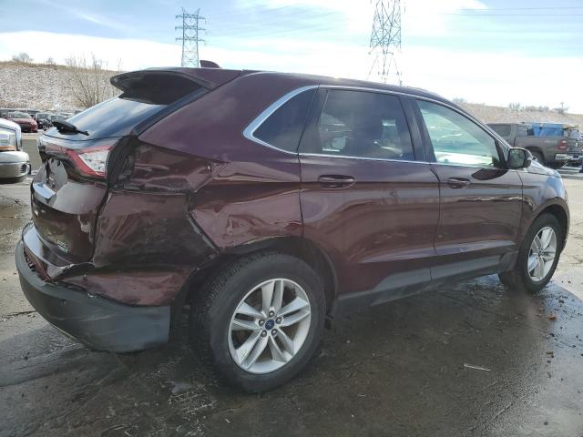 2FMPK4J98JBB95127 - 2018 FORD EDGE SEL MAROON photo 3