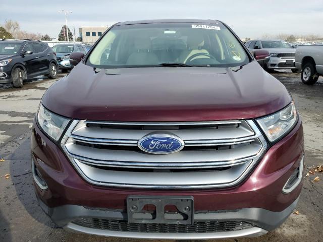 2FMPK4J98JBB95127 - 2018 FORD EDGE SEL MAROON photo 5