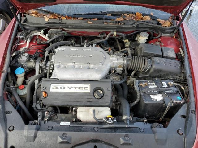 1HGCM664X7A043832 - 2007 HONDA ACCORD SE BURGUNDY photo 11