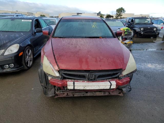 1HGCM664X7A043832 - 2007 HONDA ACCORD SE BURGUNDY photo 5