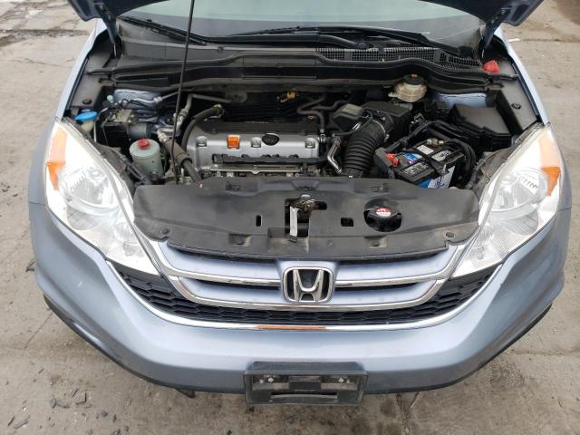 JHLRE3H72AC011712 - 2010 HONDA CR-V EXL BLUE photo 12