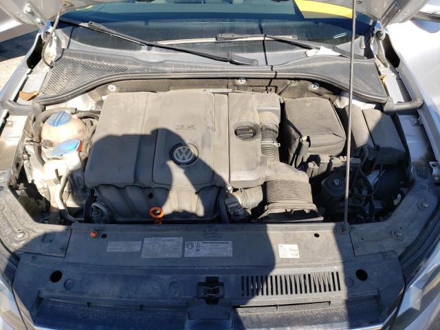 1VWAP7A32CC062727 - 2012 VOLKSWAGEN PASSAT S SILVER photo 11