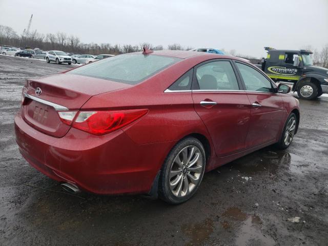 5NPEC4AC6BH196402 - 2011 HYUNDAI SONATA SE RED photo 3