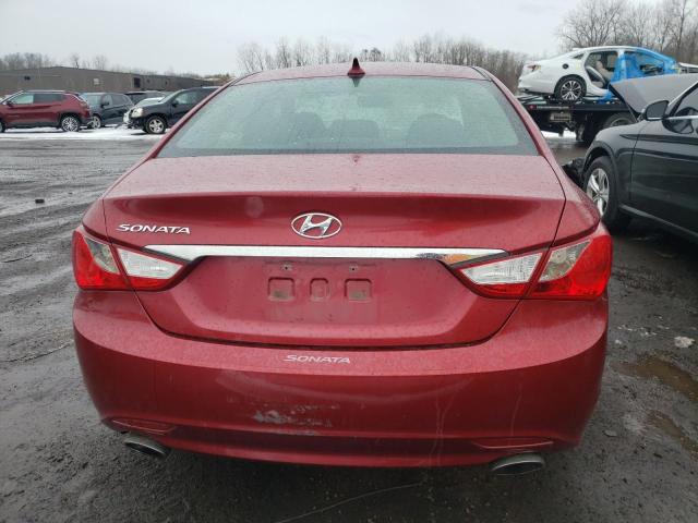 5NPEC4AC6BH196402 - 2011 HYUNDAI SONATA SE RED photo 6