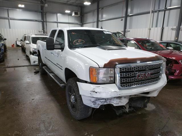 1GT125E86DF222541 - 2013 GMC SIERRA K2500 DENALI WHITE photo 1