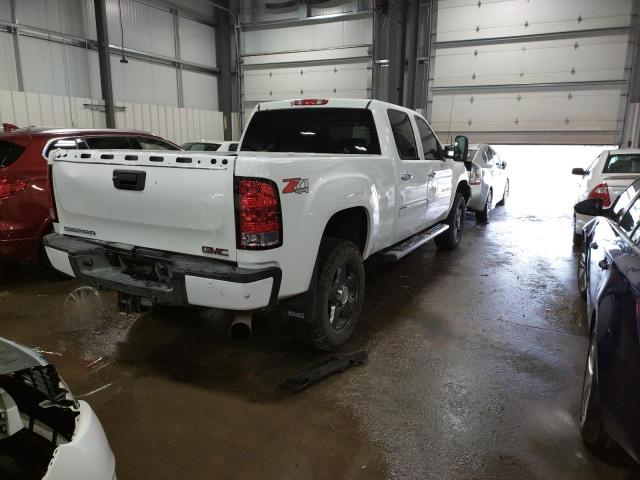 1GT125E86DF222541 - 2013 GMC SIERRA K2500 DENALI WHITE photo 4