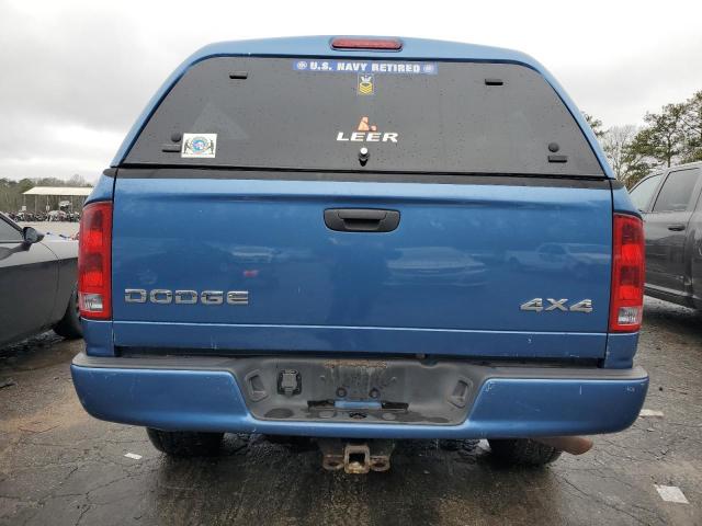 1D7HU18ZX2J266340 - 2002 DODGE RAM 1500 BLUE photo 6