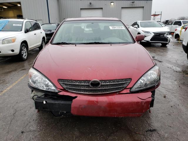 4T1BF30K42U026795 - 2002 TOYOTA CAMRY LE RED photo 5