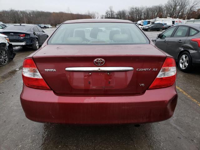 4T1BF30K42U026795 - 2002 TOYOTA CAMRY LE RED photo 6