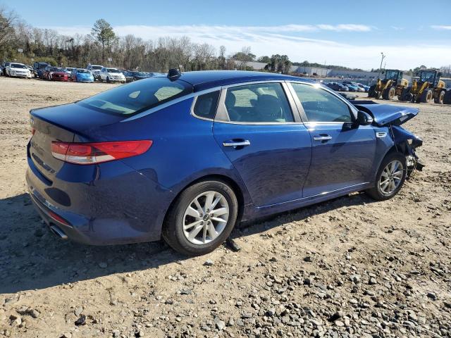 5XXGT4L33GG092202 - 2016 KIA OPTIMA LX BLUE photo 3