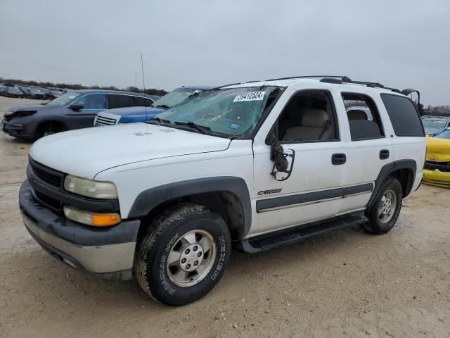 1GNEC13Z82R182520 - 2002 CHEVROLET TAHOE C1500 WHITE photo 1