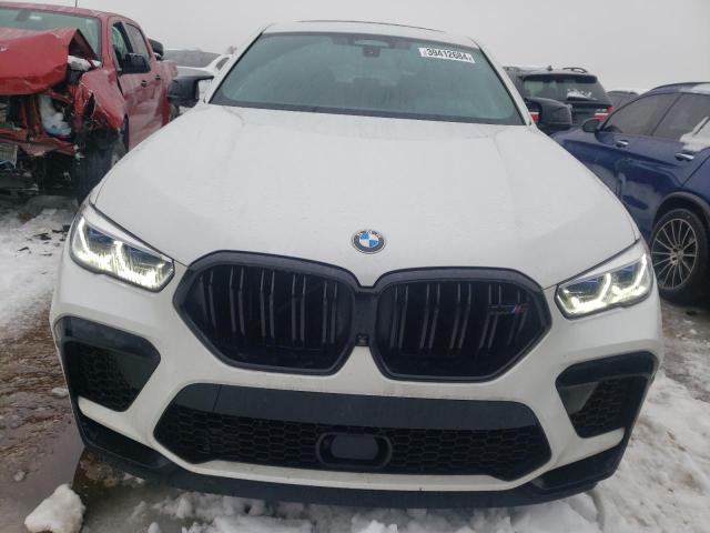 5YMCY0C01M9H45434 - 2021 BMW X6 M WHITE photo 5