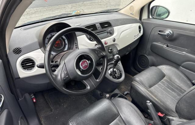 3C3CFFER5CT164796 - 2012 FIAT 500 LOUNGE WHITE photo 9