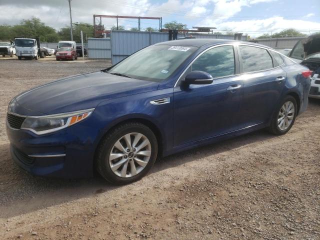 5XXGT4L38GG076836 - 2016 KIA OPTIMA LX BLUE photo 1