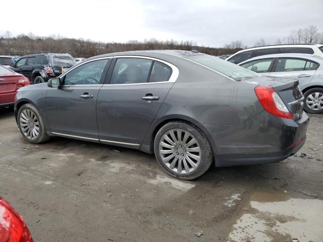 1LNHL9EK2GG602873 - 2016 LINCOLN MKS GRAY photo 2