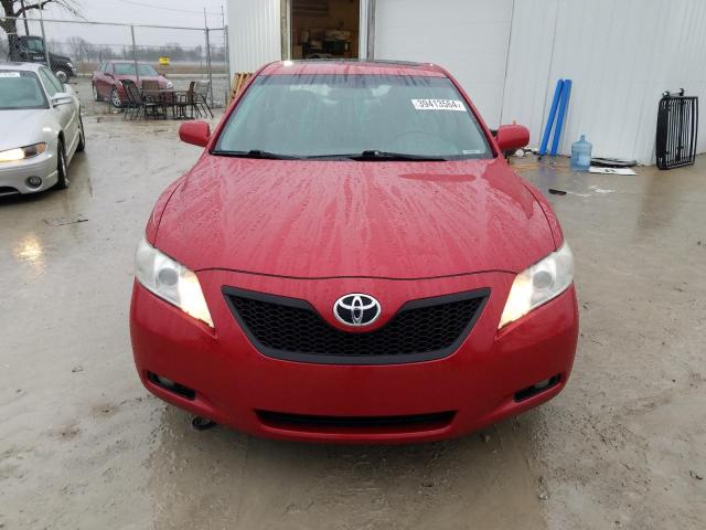 4T1BK46K89U094956 - 2009 TOYOTA CAMRY SE RED photo 5