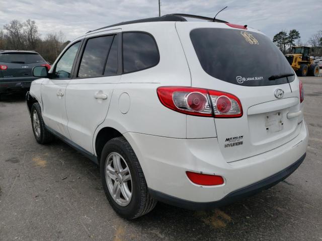 5NMSG3AB2AH406773 - 2010 HYUNDAI SANTA FE GLS WHITE photo 2