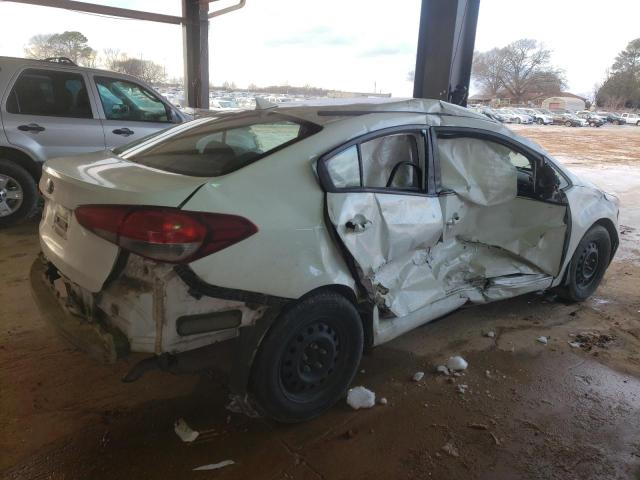 3KPFK4A77JE239013 - 2018 KIA FORTE LX WHITE photo 3